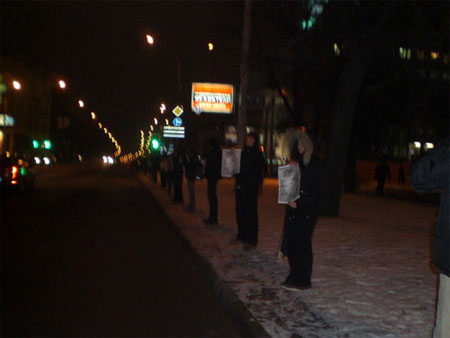 Actions of solidarity with political prisoners took place in Minsk on 16 January